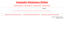 Tablet Screenshot of computer-dictionary-online.org